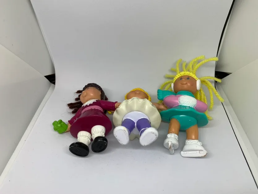 Lot of 3 Vintage 1992-94 McDonalds Cabbage Patch Toys Happy Meal image indicator(3)
