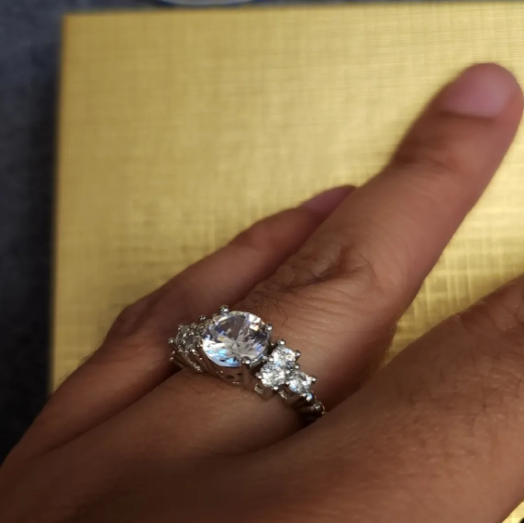 Cubic Zirconia Charmed Aroma ring image indicator(2)