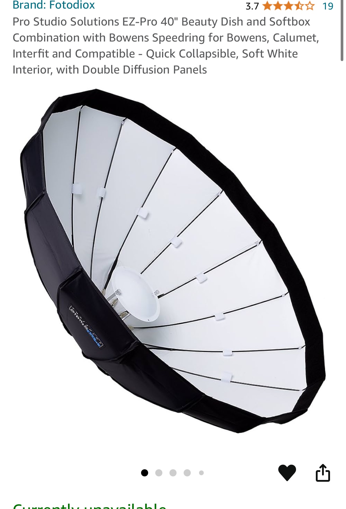 EZ-Pro 40" Beauty Dish