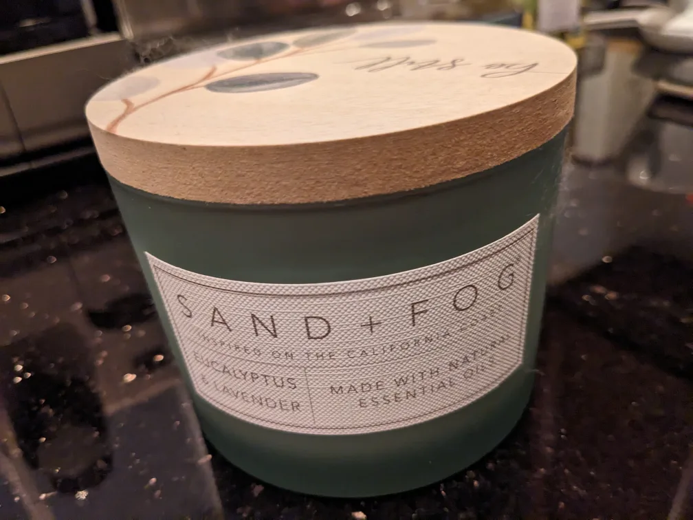 Sand + Fog Eucalyptus Lavender Candle #freecycle thumbnail