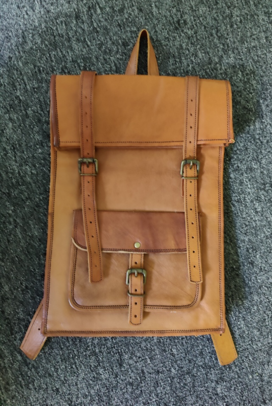 Leather Backpack Unisex 🎒