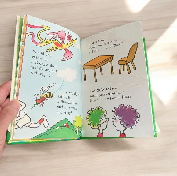 Dr. Seuss Would you rather be a Bullfrog? Hardcover Book 1975 image indicator(5)