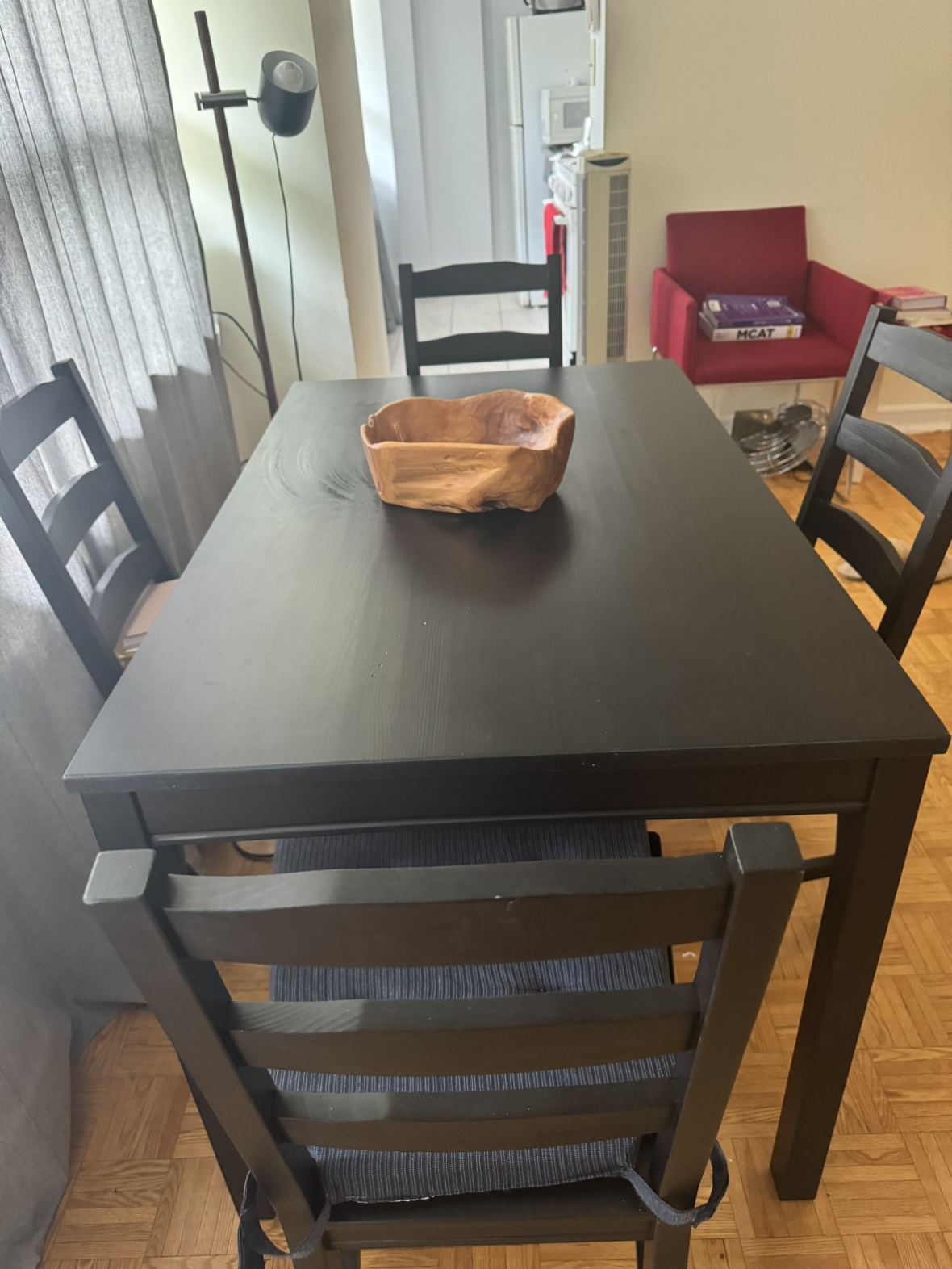 Black Dining Table and Chairs