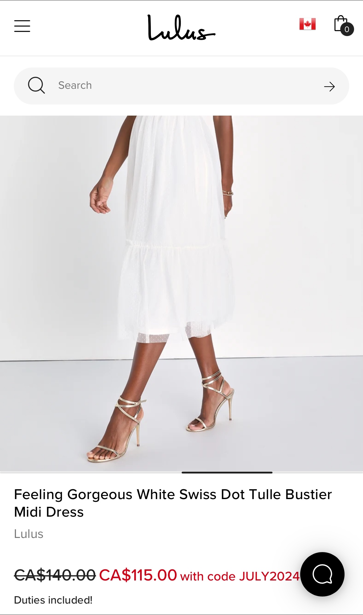 *NEW* White Lulus Midi Dress - photo 4