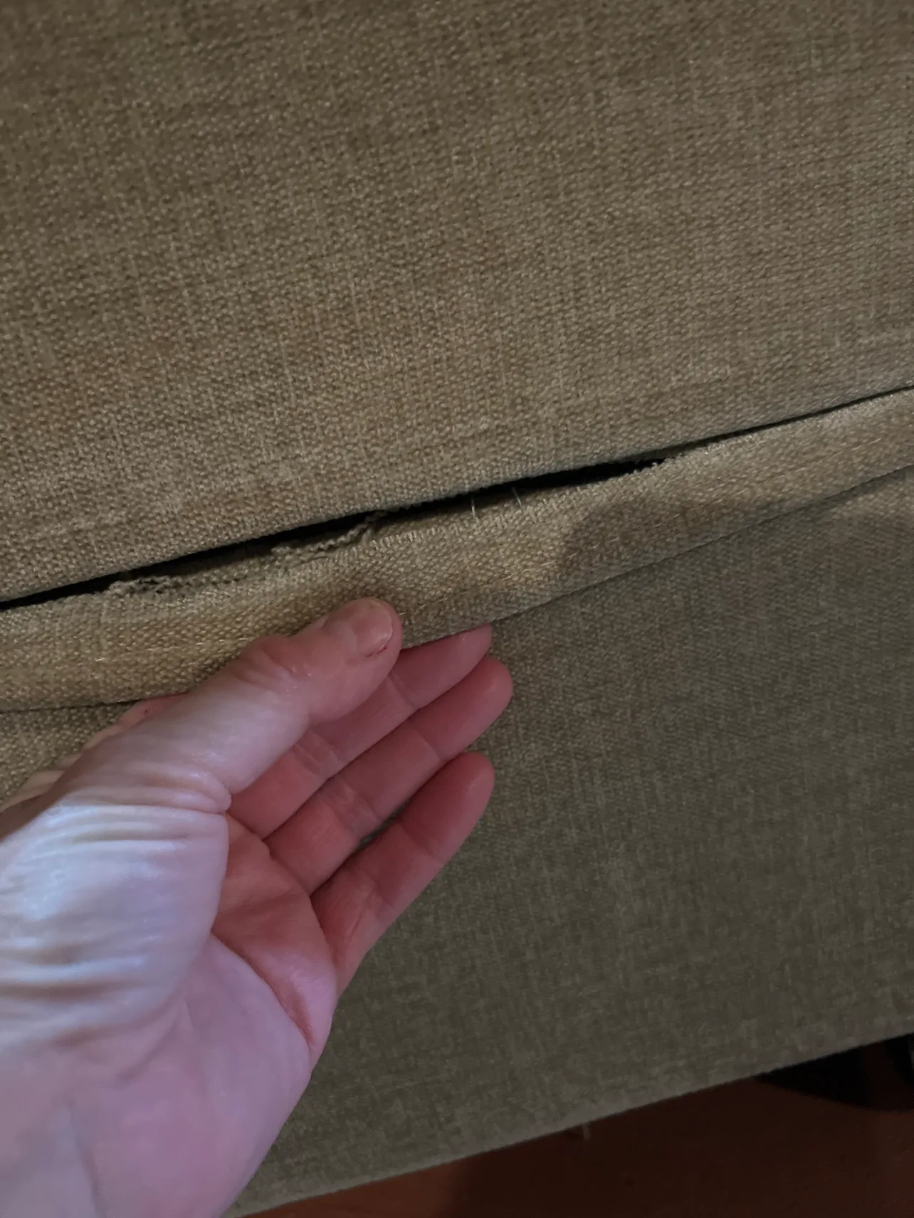 Taupe Large Storage Ottoman image indicator(7)