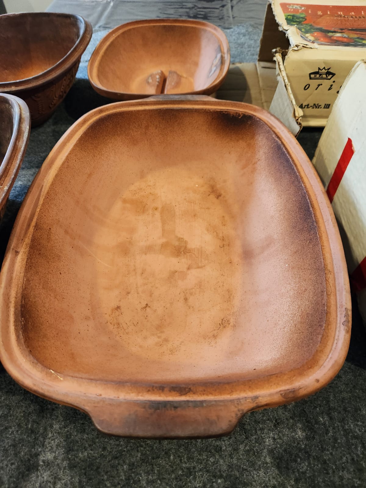Set of 2 Original Romertopf Clay Baking Dishes - photo 5