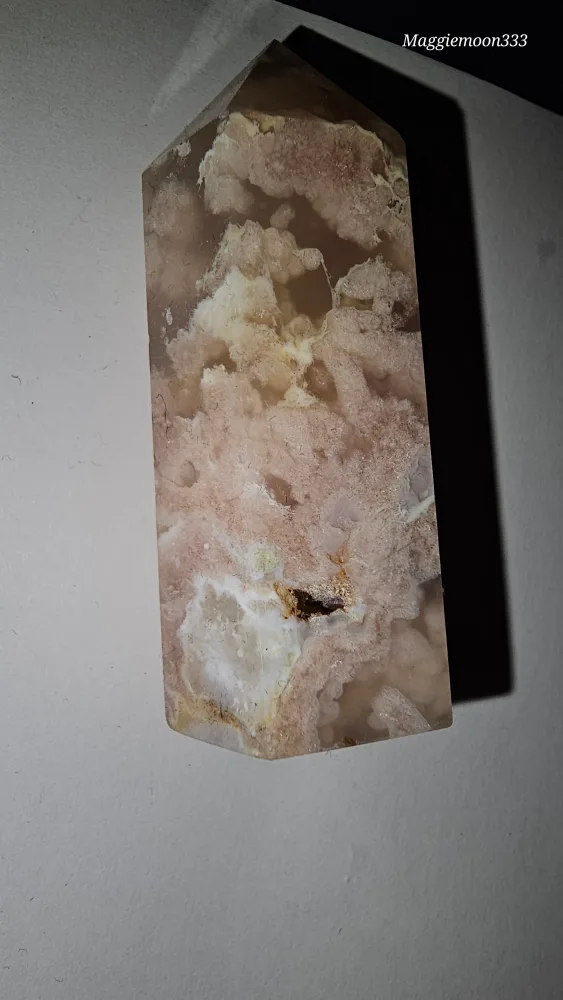 2.5inch flower agate tower thumbnail