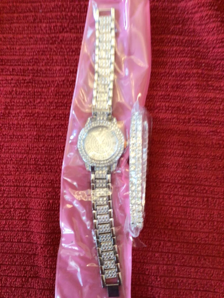 Rhinestone Watch and Bracelet Set image indicator(4)