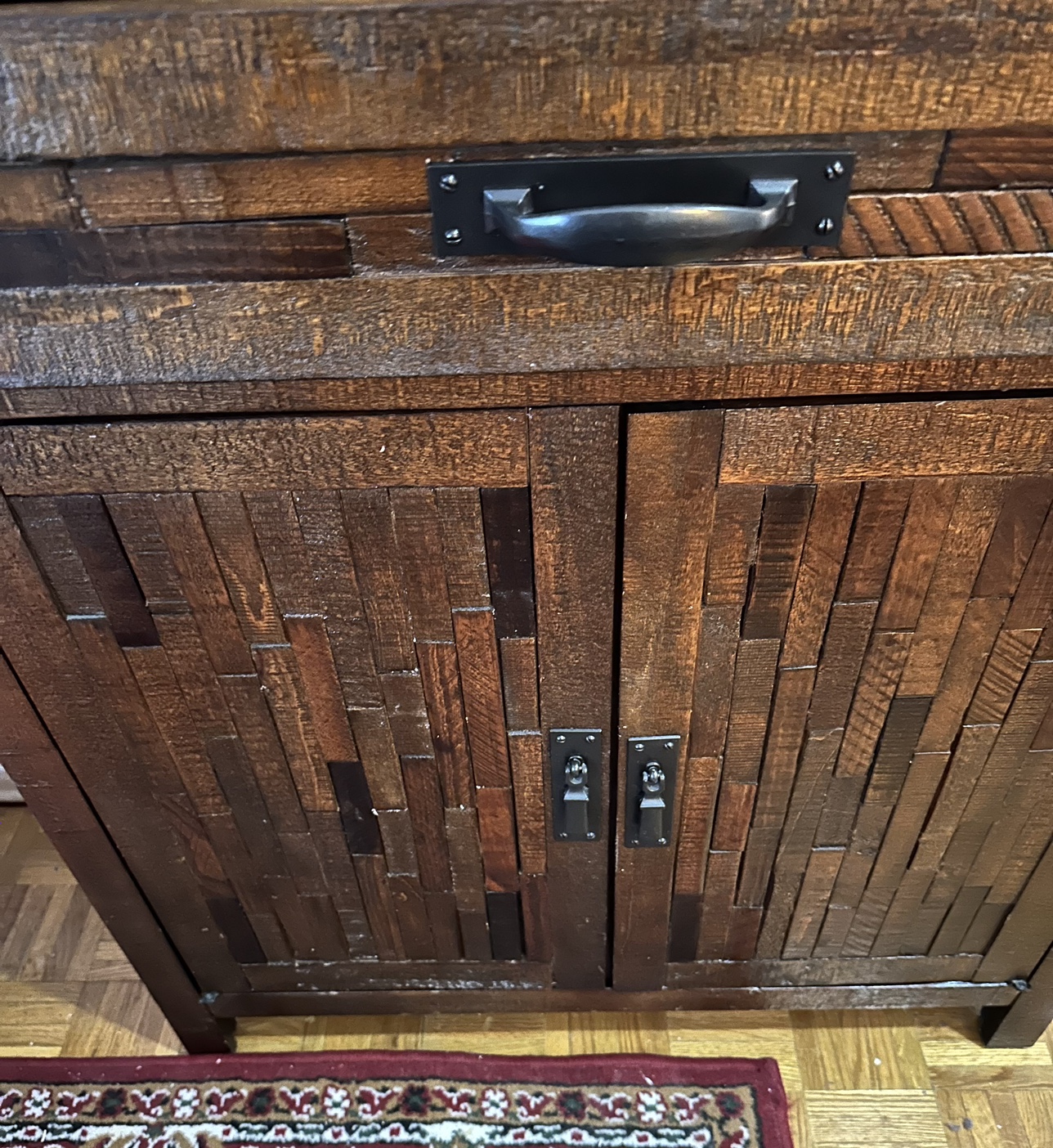 Wood Cabinet with Drawer and Doors - photo 2