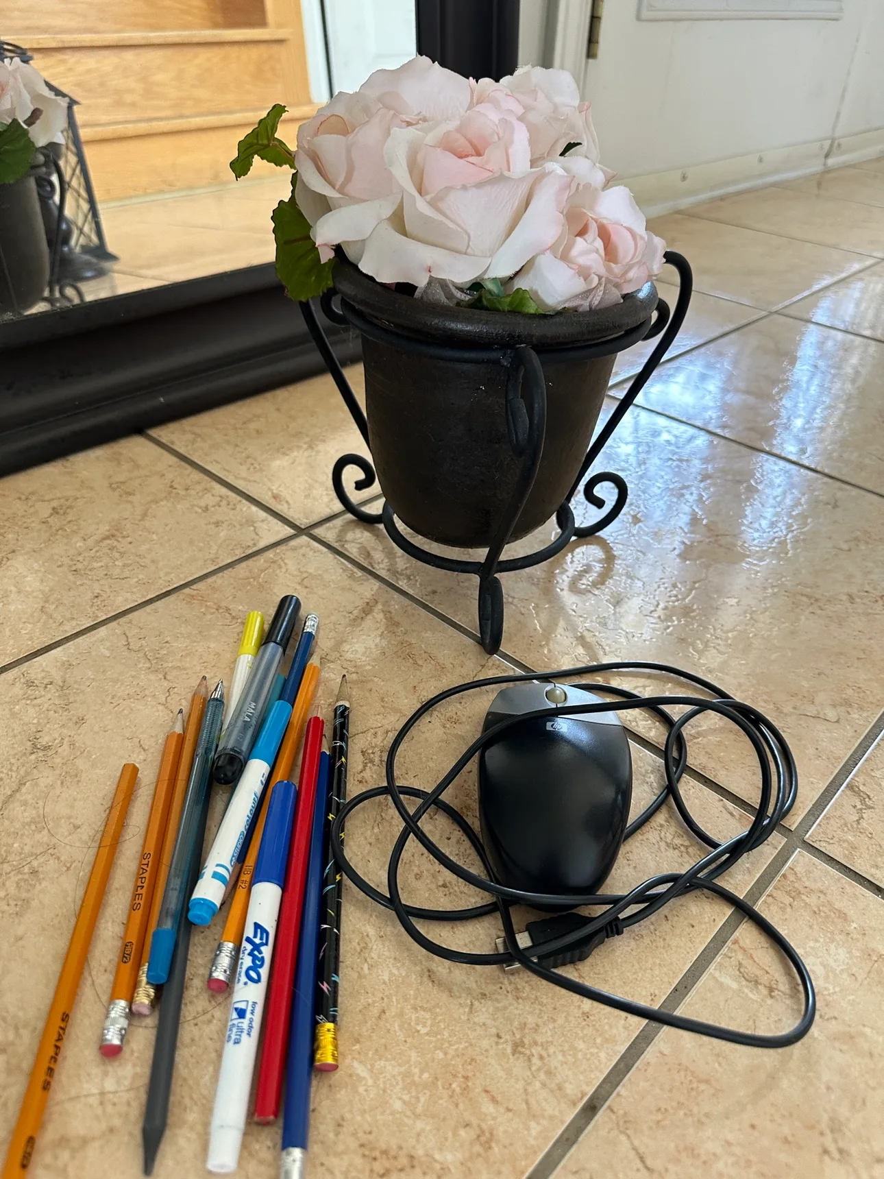Assortment of Writing Utensils and Mouse thumbnail