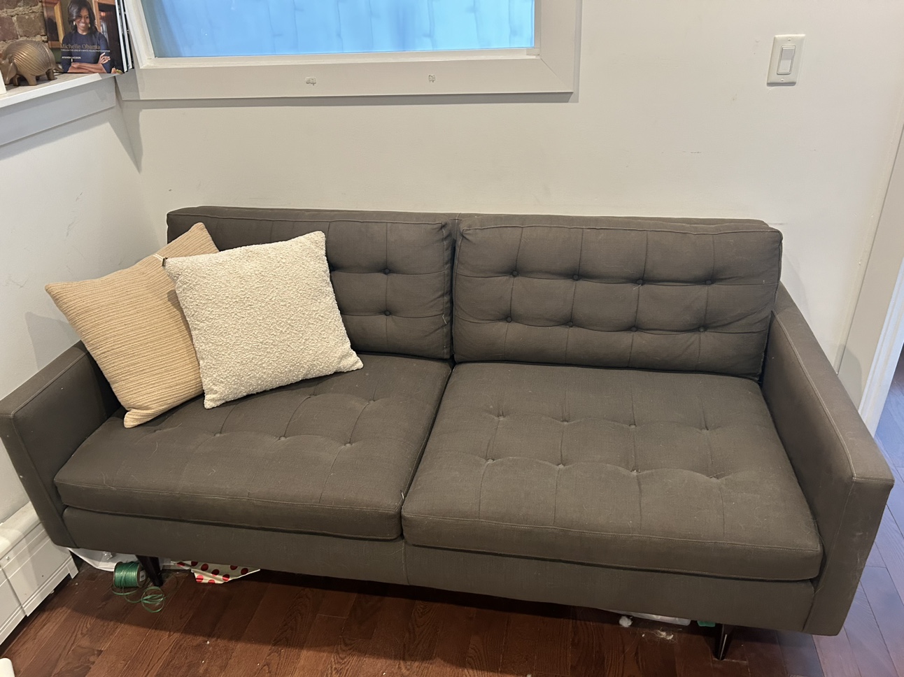 Crate & Barrel Mid-Century Modern Sofa - photo 2