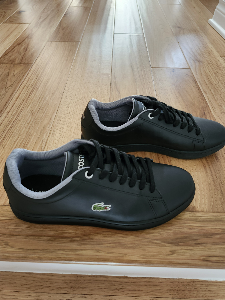Lacoste Mens size 9 Black Shoes - photo 2
