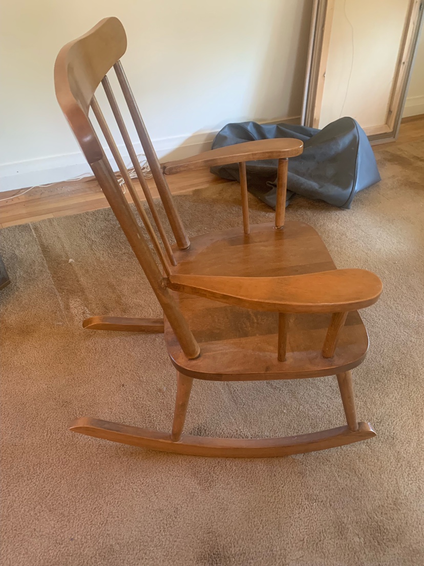 Antique Wooden Rocking Chair