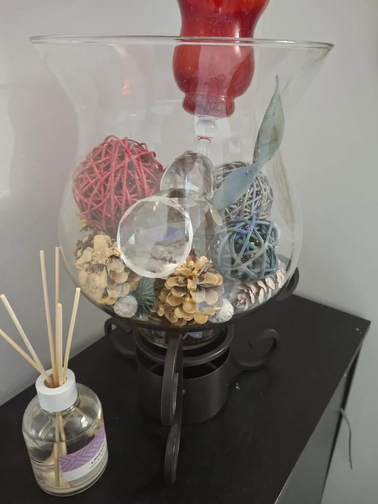 Glass Vase with Stand thumbnail