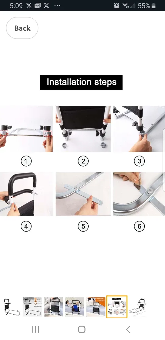 Bed rail brand new image indicator(4)