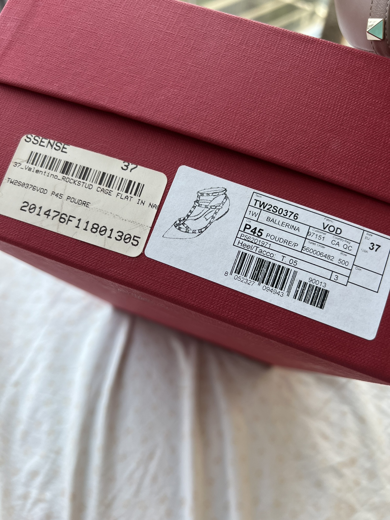Valentino Garavani Patent Rockstud Ballet Flat - Size 37 - photo 4