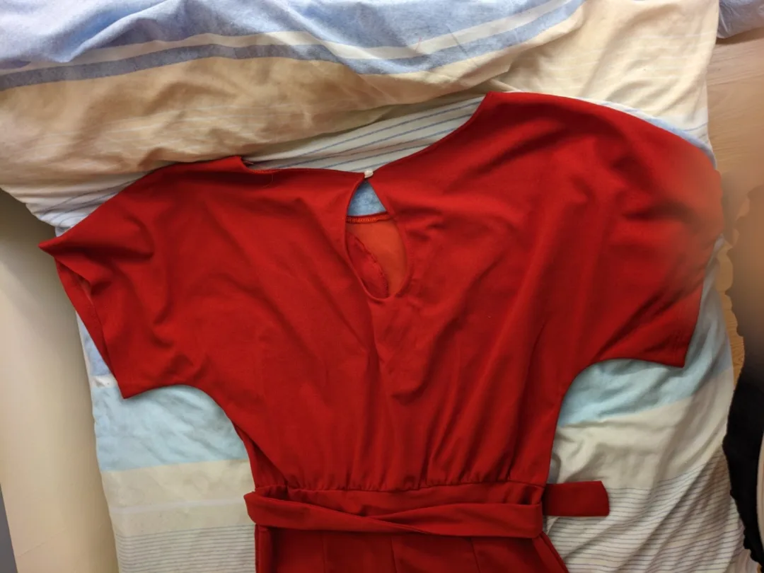 Wide Leg Red Jumpsuit image indicator(7)