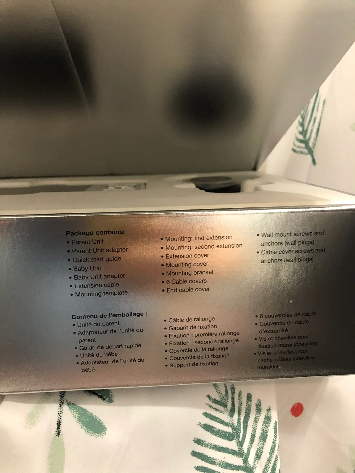 New Vtech 5” Smart Nursery Over the Crib Mount Monitor image indicator(5)