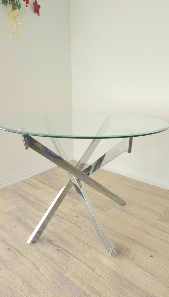 Glass Dining Table and 4 Chairs - photo 5