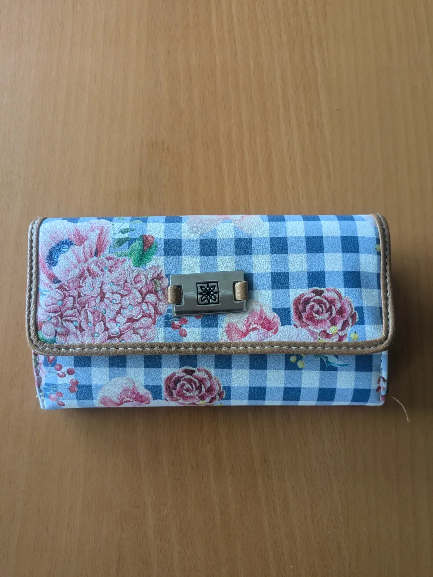 Floral and Plaid Wallet thumbnail