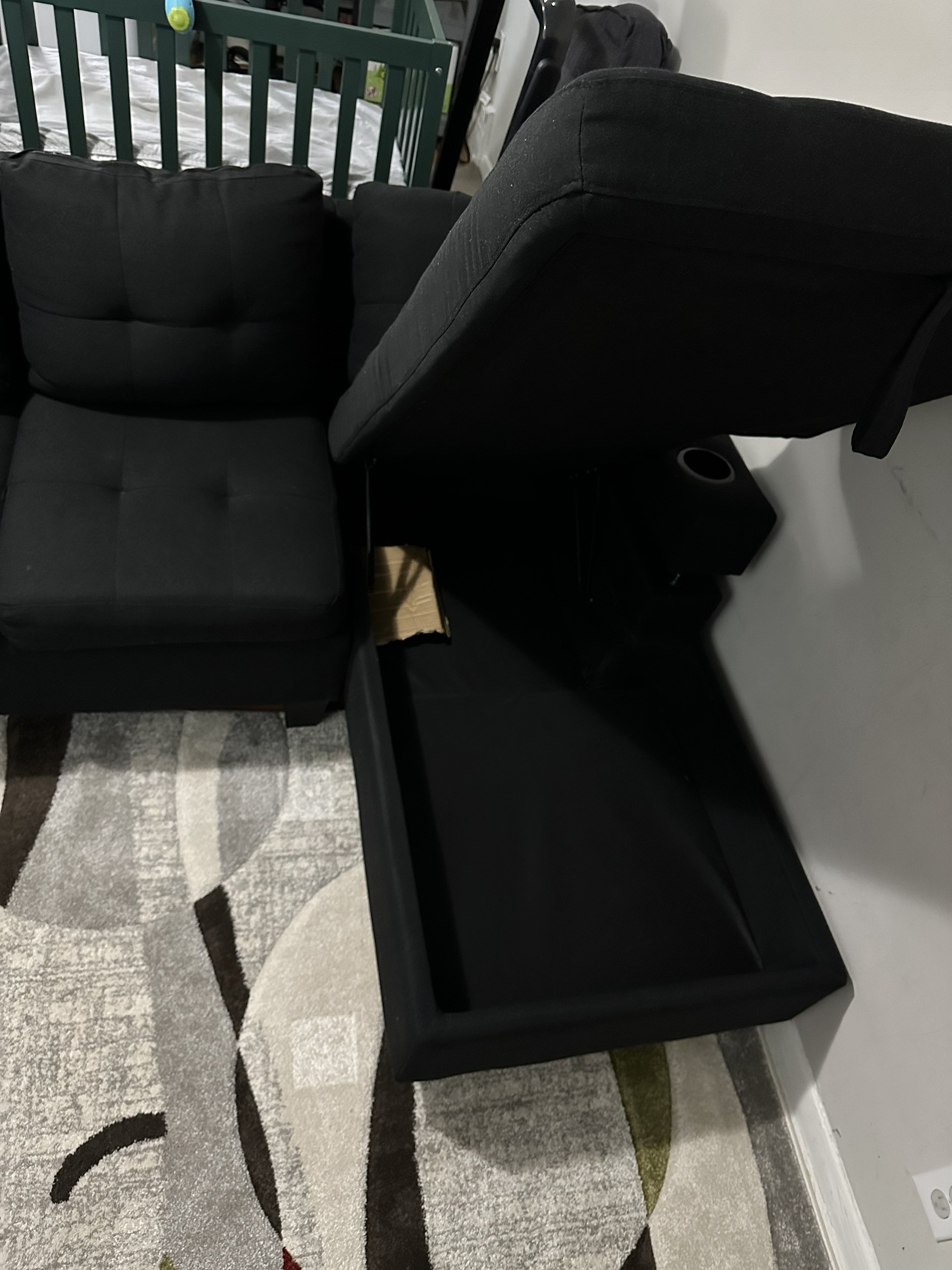 Sofa with storage Couch - photo 3