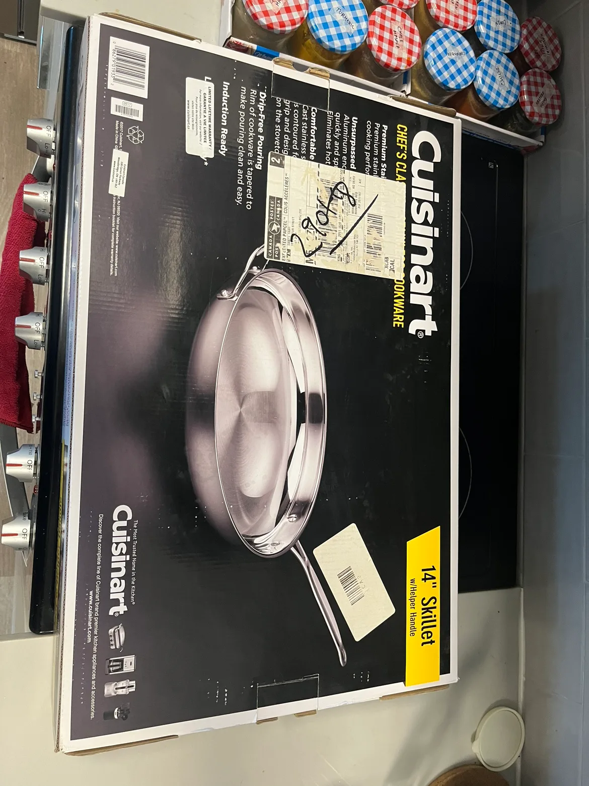 Cuisinart 14 Inch Stainless Steel Skillet. image indicator(5)