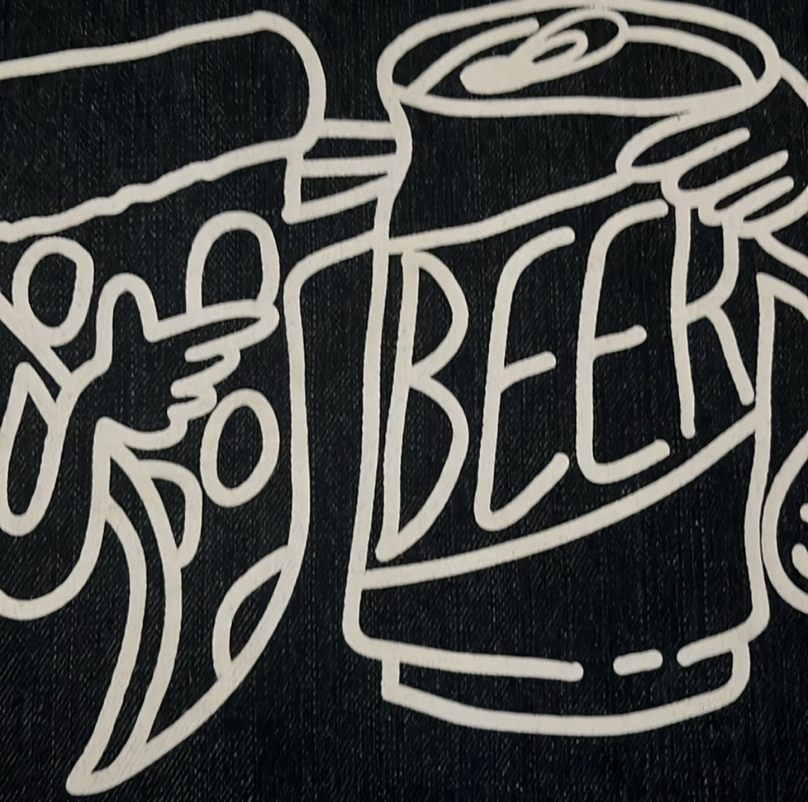 Pizza & Beer Graphic Beach Tote Bag - photo 4