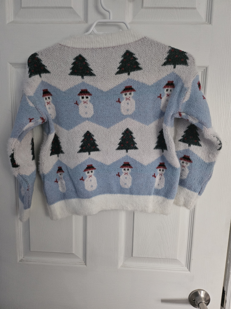 Snowman and Christmas Tree Sweater - photo 2