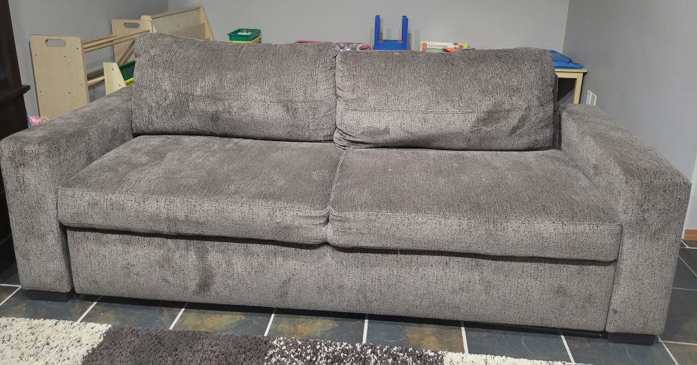 Grey Futon Couch - photo 3