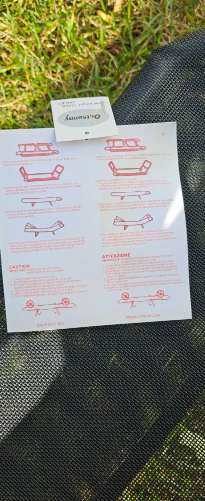 Folding Lounger image indicator(4)