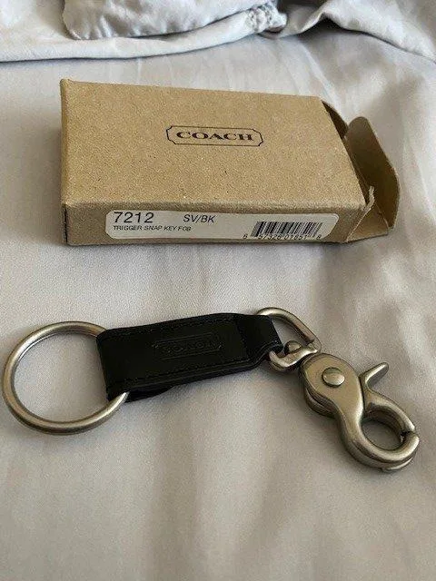 Coach Vintage Trigger Snap Key Fob 7212 image indicator(6)