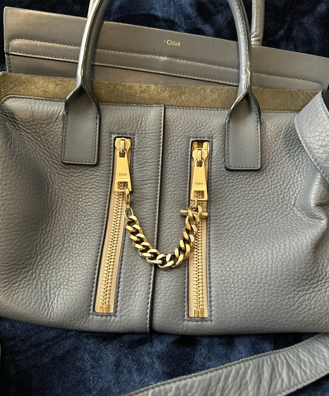 Chloe Cate Leather Satchel