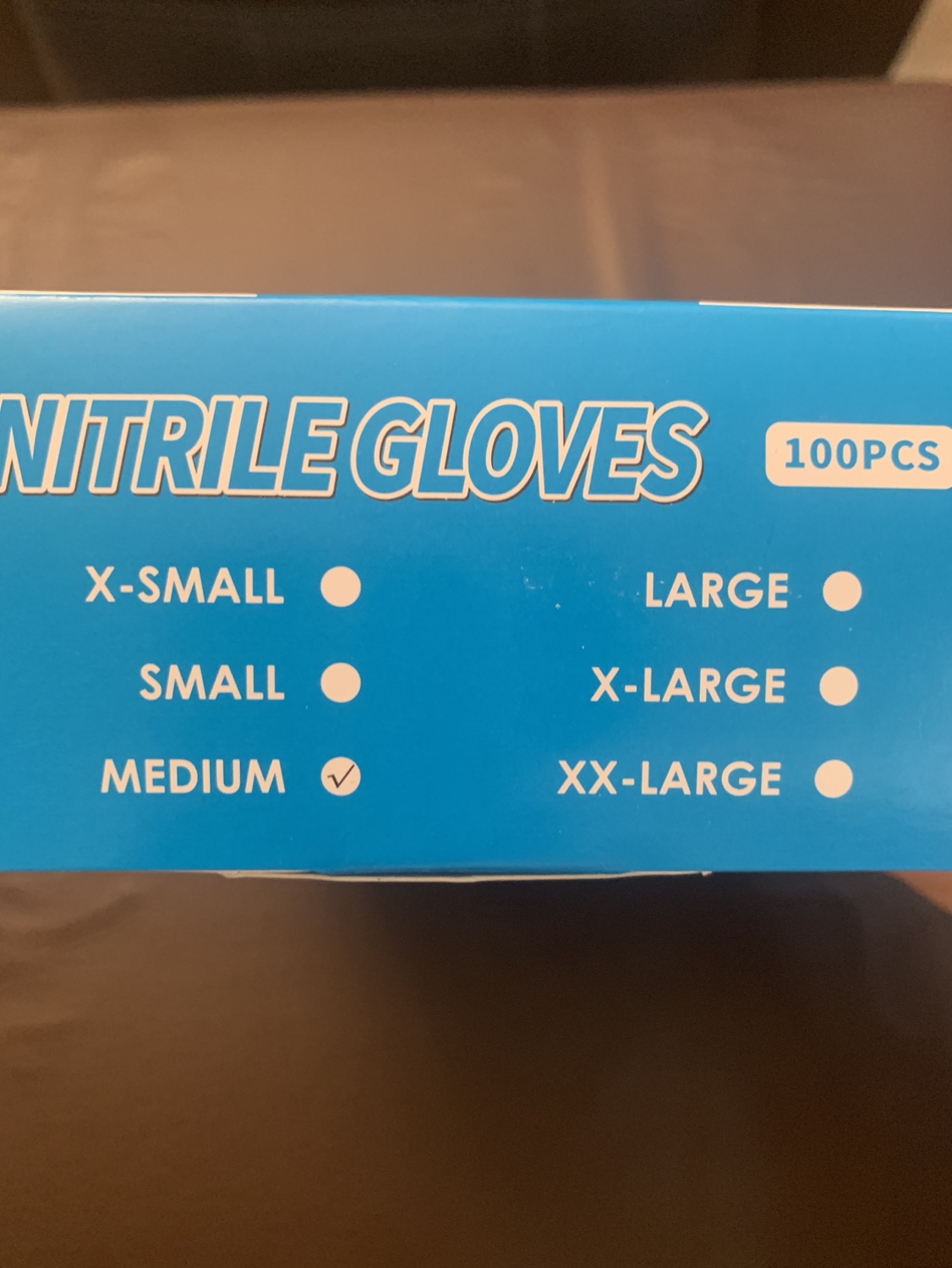 Nitrile Gloves (100 Pack) Medium Size #freecycle