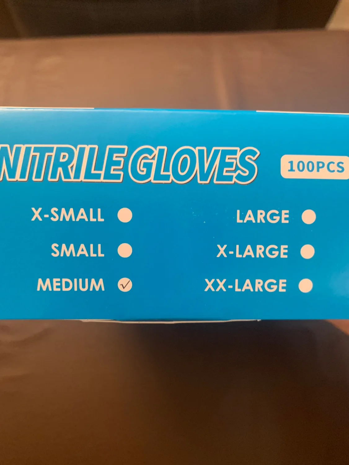 Nitrile Gloves (100 Pack) Medium Size #freecycle thumbnail