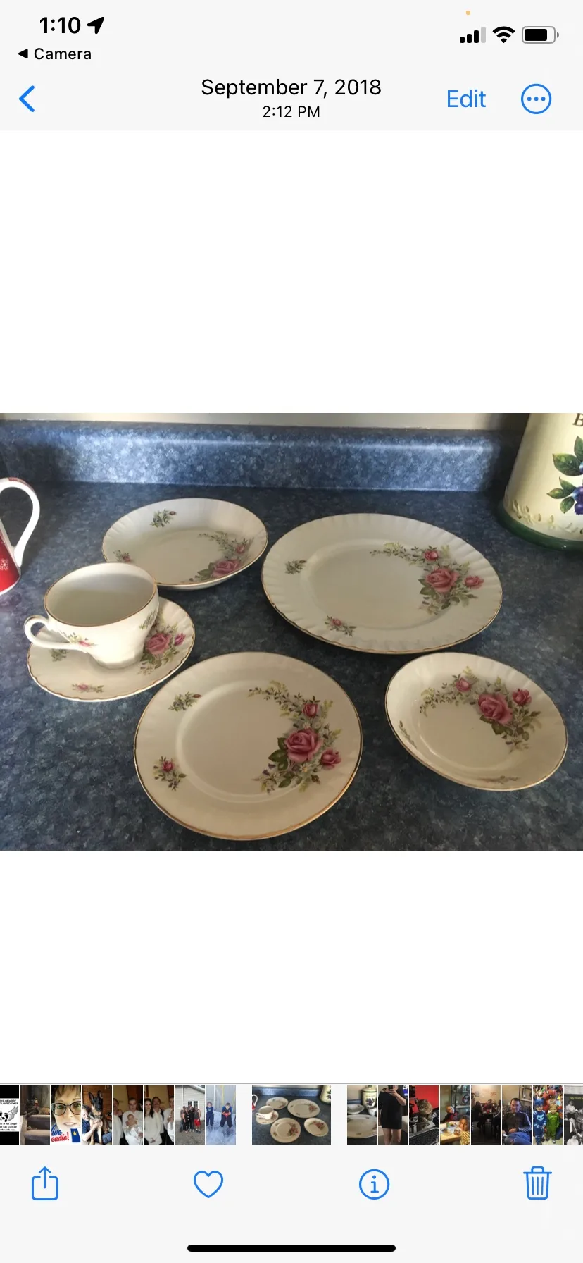 Set of 8 serving  52 pcs royal rose white mist image indicator(2)