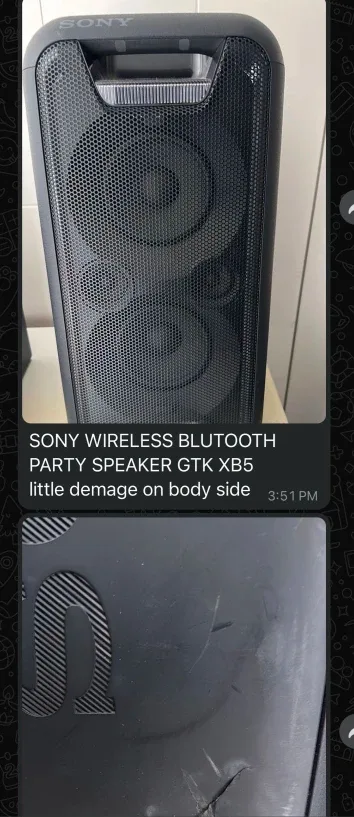 Sony  Blutooth wireless Party Speaker thumbnail
