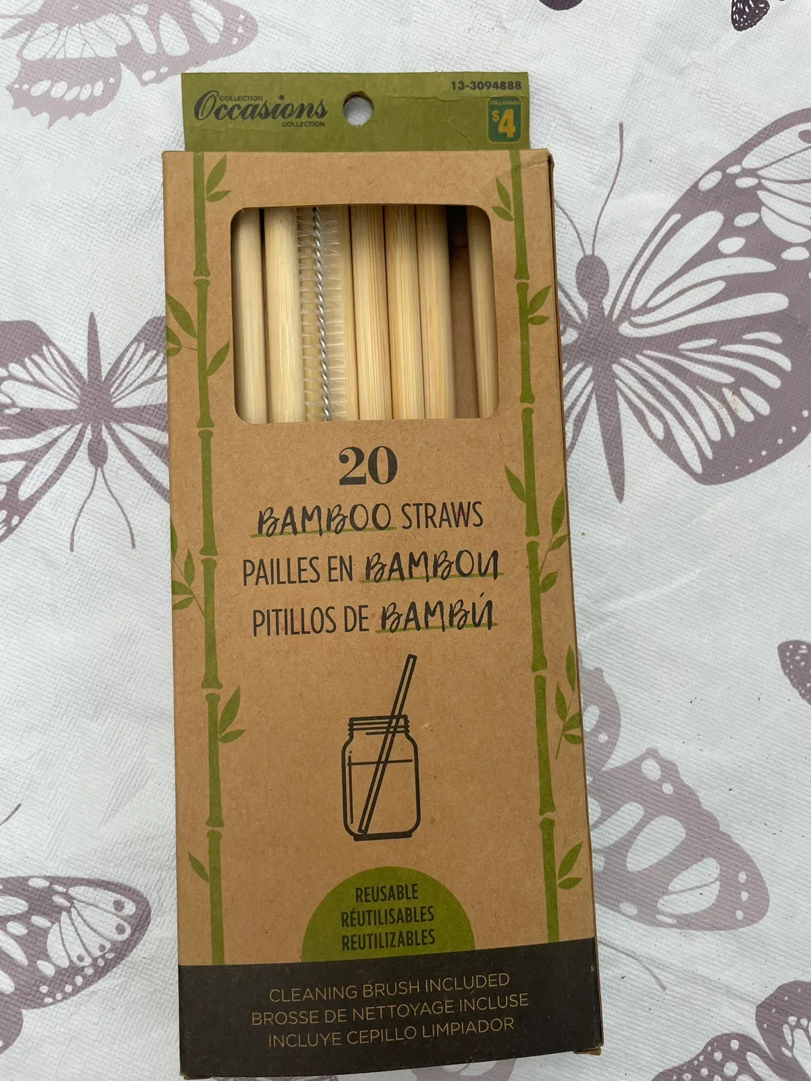 New Bamboo Straws with brush - #freecycle thumbnail