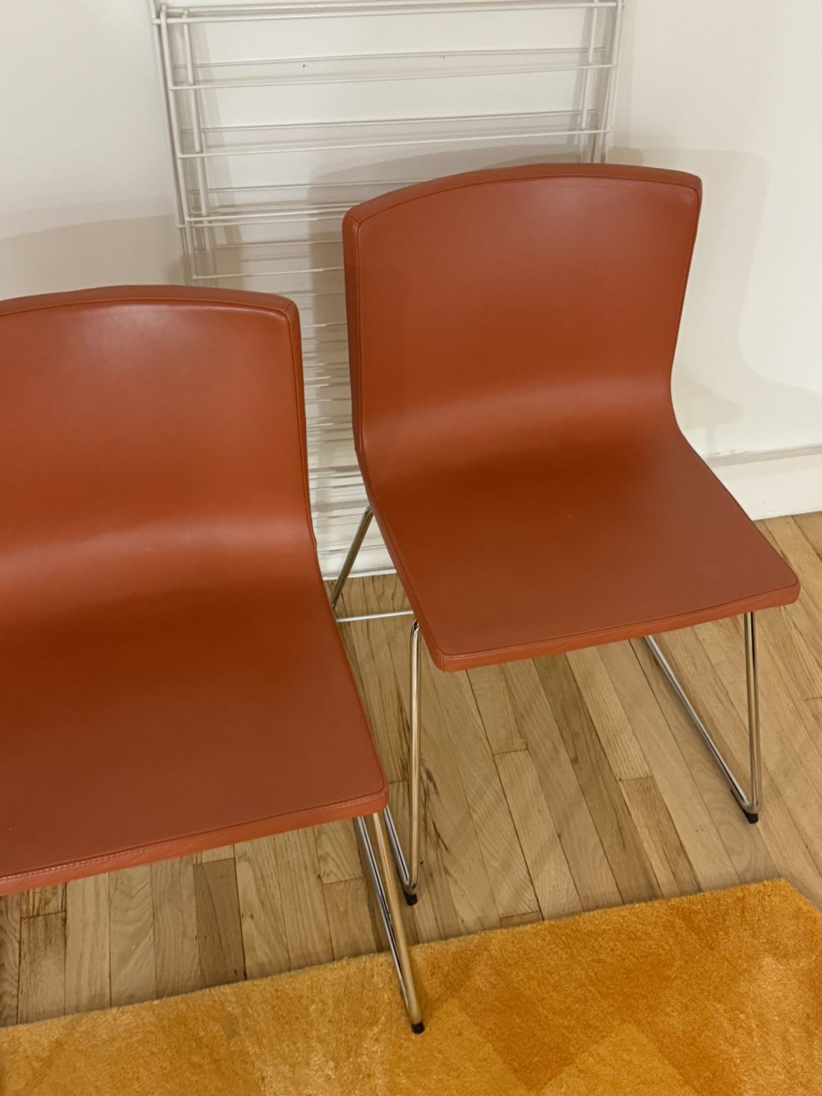 IKEA Bernhard leather chairs (set of 2)