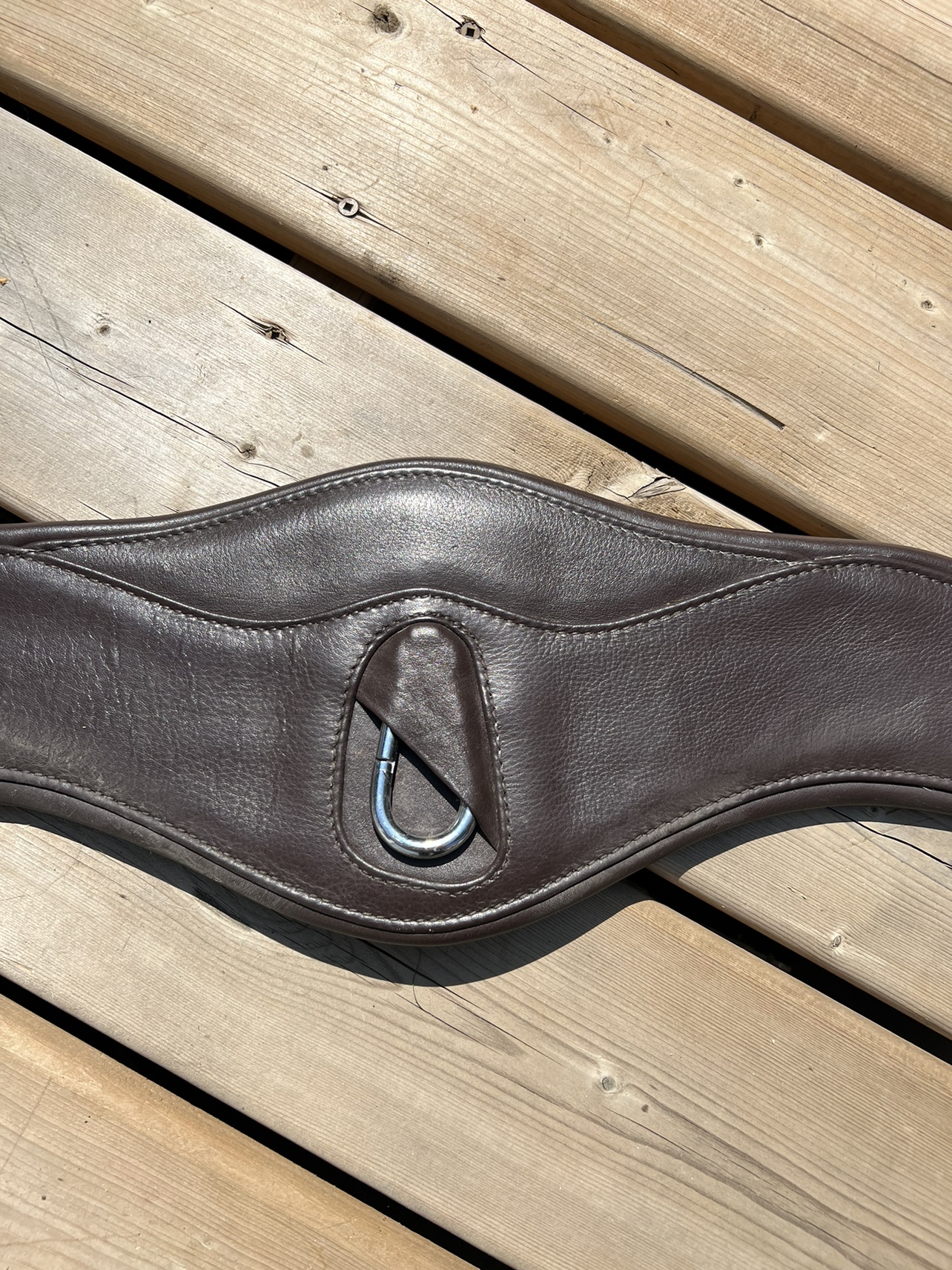 Val Du Bois 54” Anatomical Leather Girth - photo 2