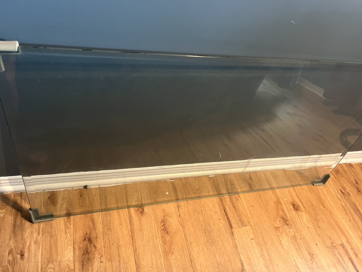 Cougar coffee table with glass top - photo 4