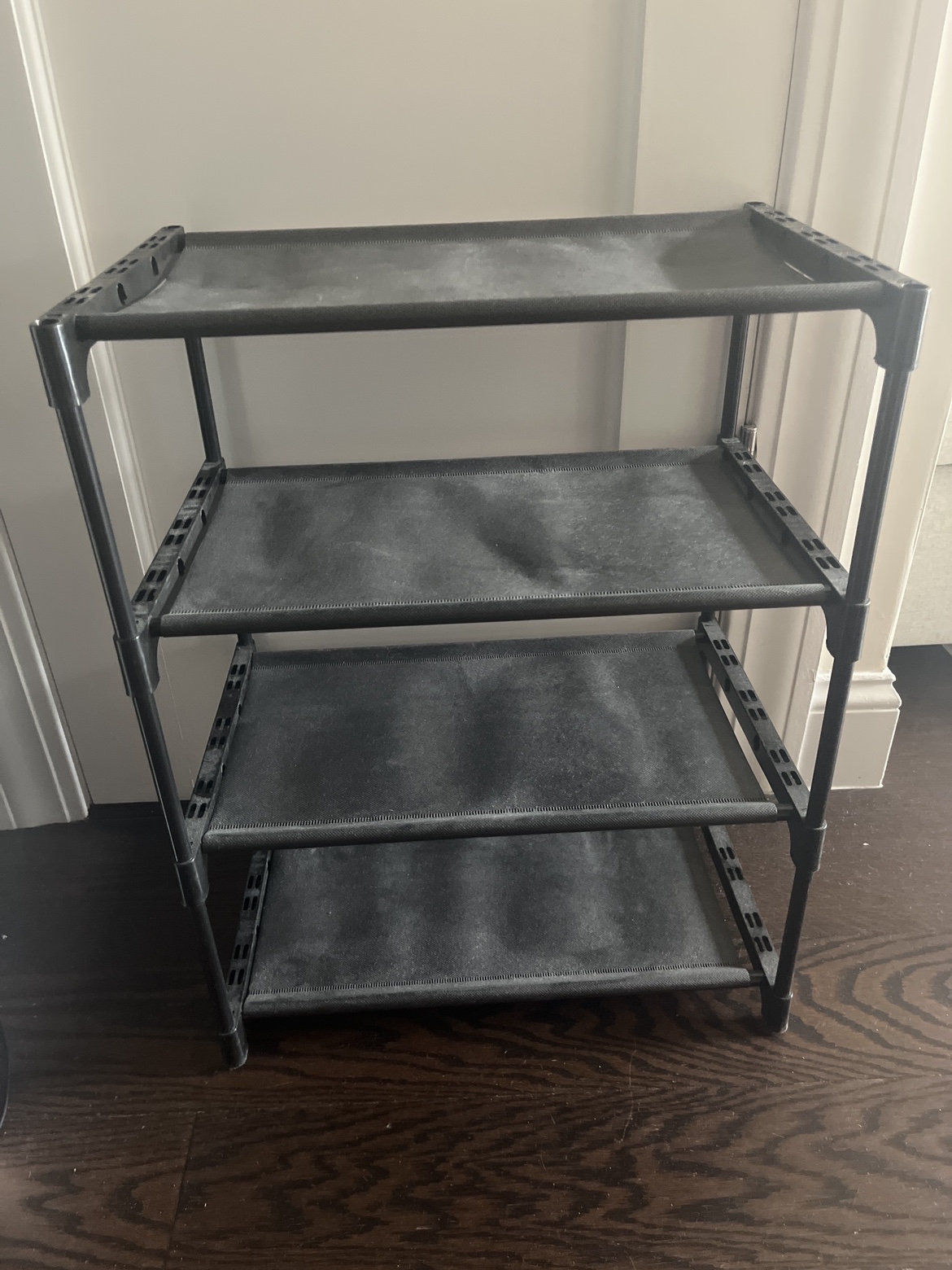 Black 4 Tier Shoe Rack from Amazon - photo 2