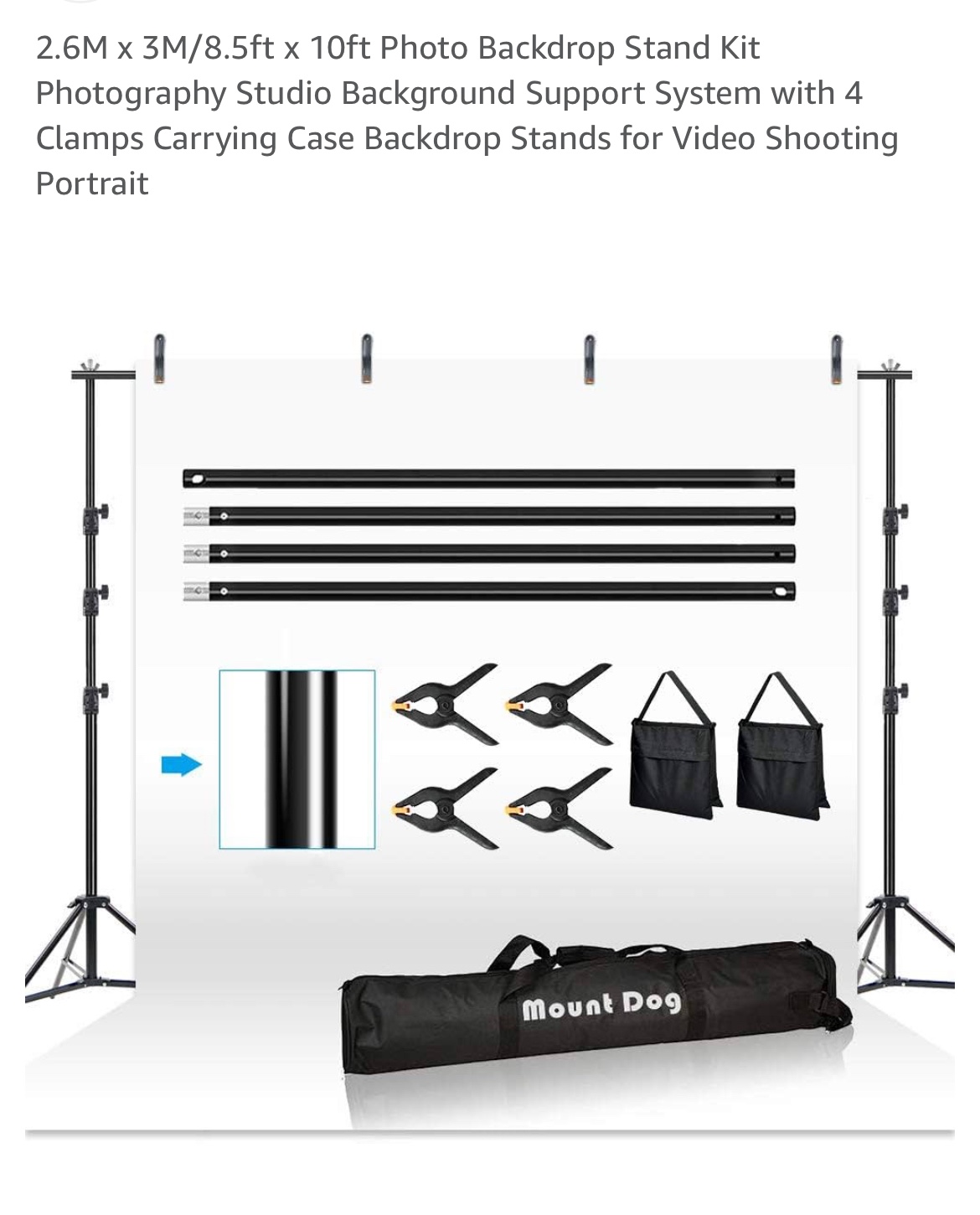 Back drop stand