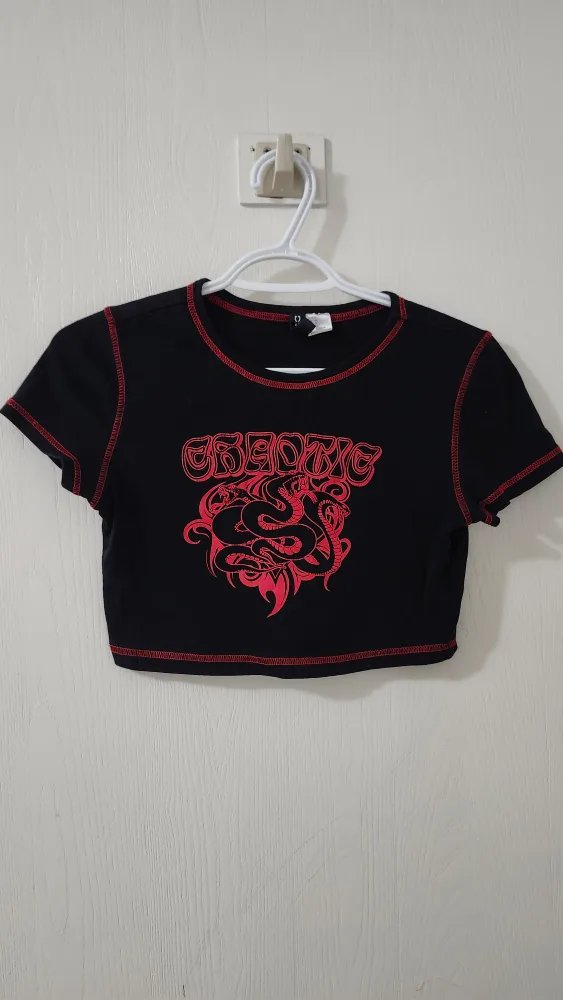 Black Snake Crop Top thumbnail