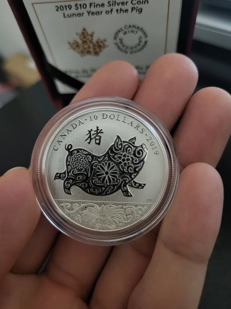 2019 Canadian $10 Silver Coin - Year of the Pig image indicator(2)
