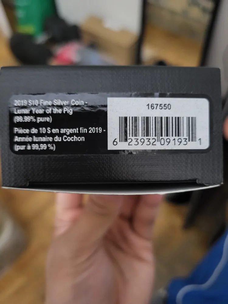 2019 Canadian $10 Silver Coin - Year of the Pig image indicator(7)