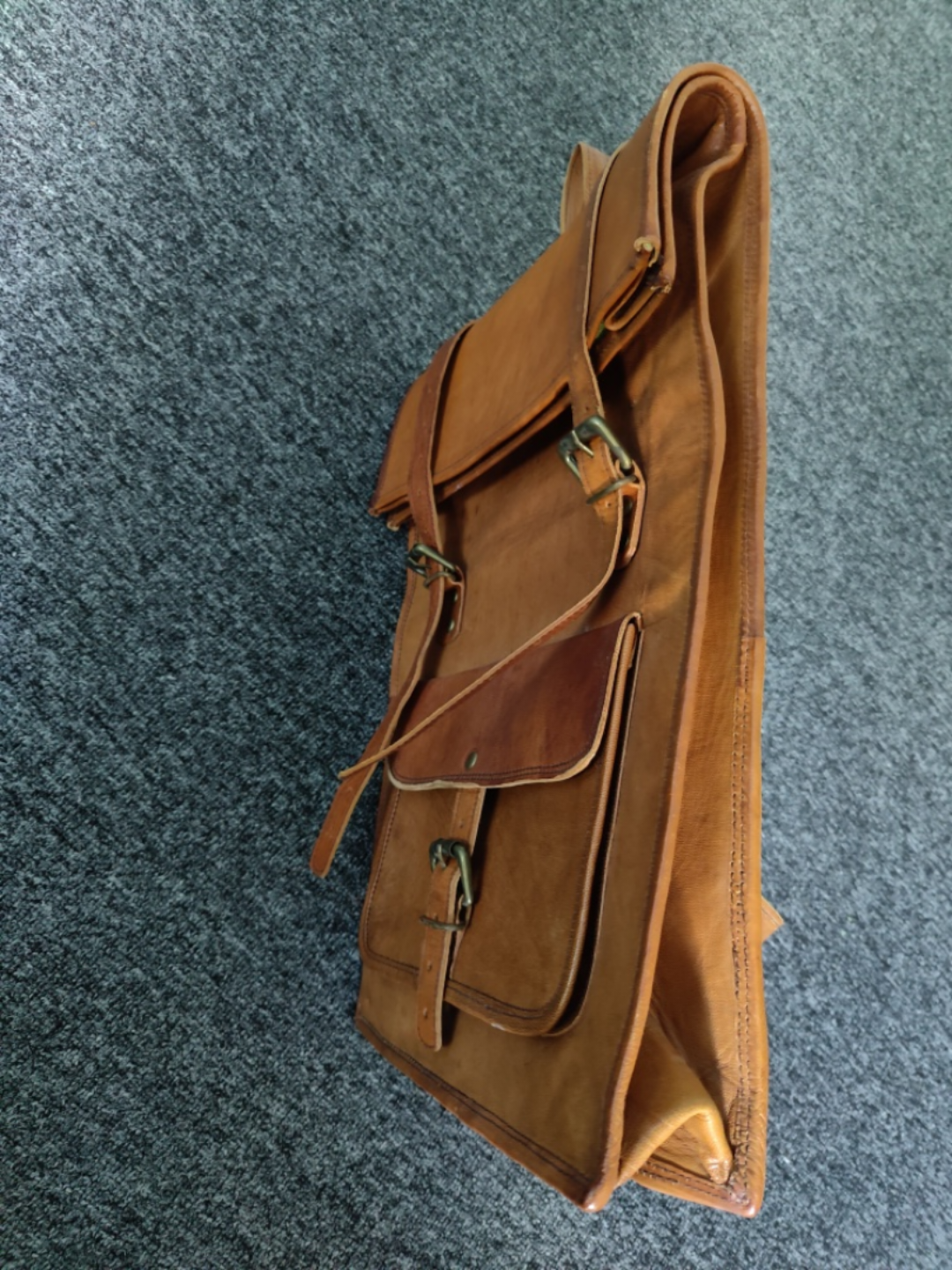 Leather Backpack Unisex 🎒 - photo 5