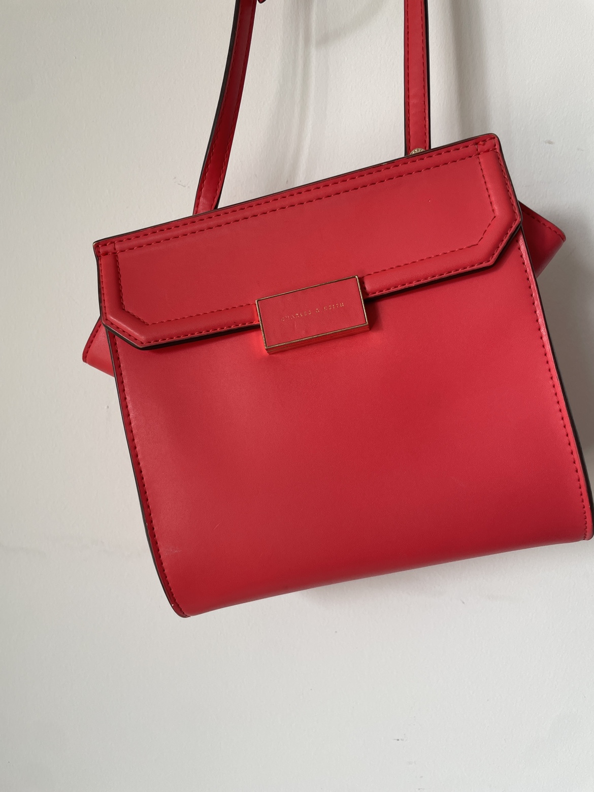 Charles & Keith Red Crossbody Bag - photo 2