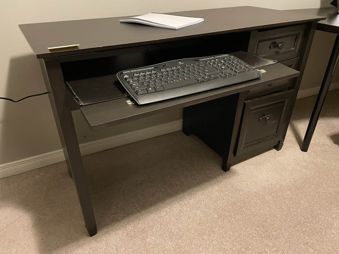 IKEA Black Computer Desk