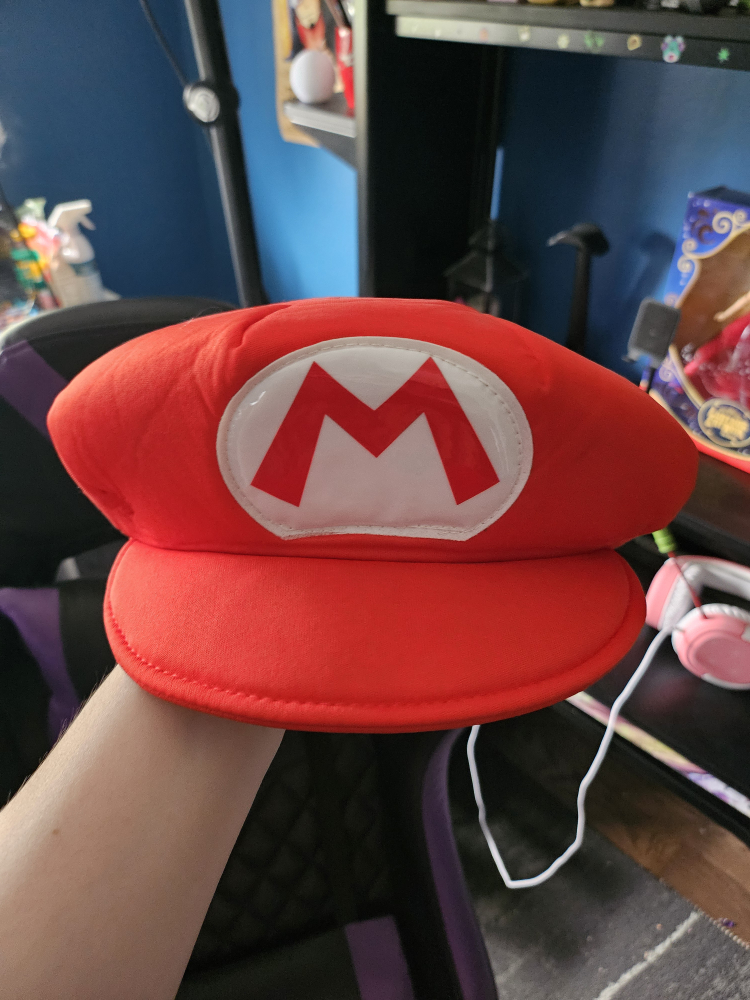 Super Mario Hat (adult costume hat)