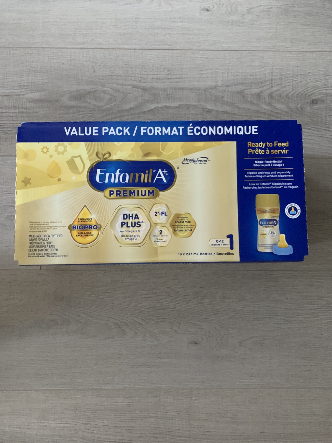 (Unpack)Enfamil A+ Premium Formula - 18 x 237 ml Bottles
